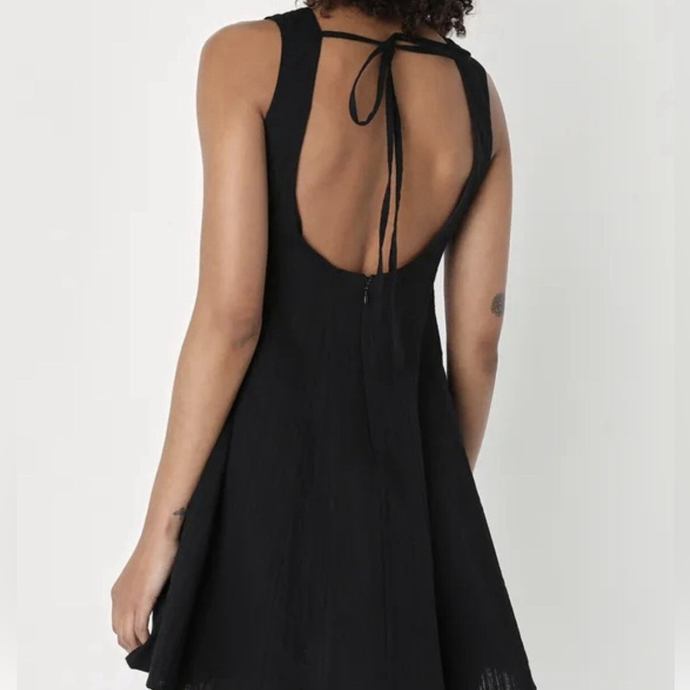 LULUS CHARMING BLACK DRESS - Picture 3 of 12